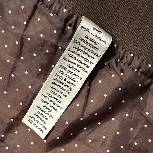 Maurices Brown faux Leather motoJacket Size Medium - Picture 7 of 11